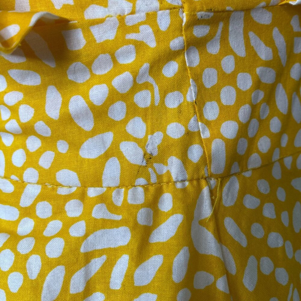 SIKA by Anthropologie Women's Yellow Marigold Ruffled Maxi Dress Size 4P - Picture 13 of 16